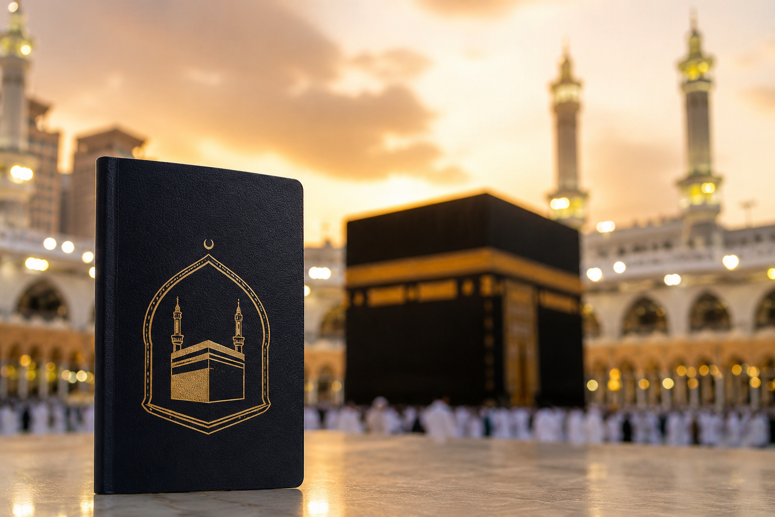 Umrah Service - Pilgrims at Kaaba